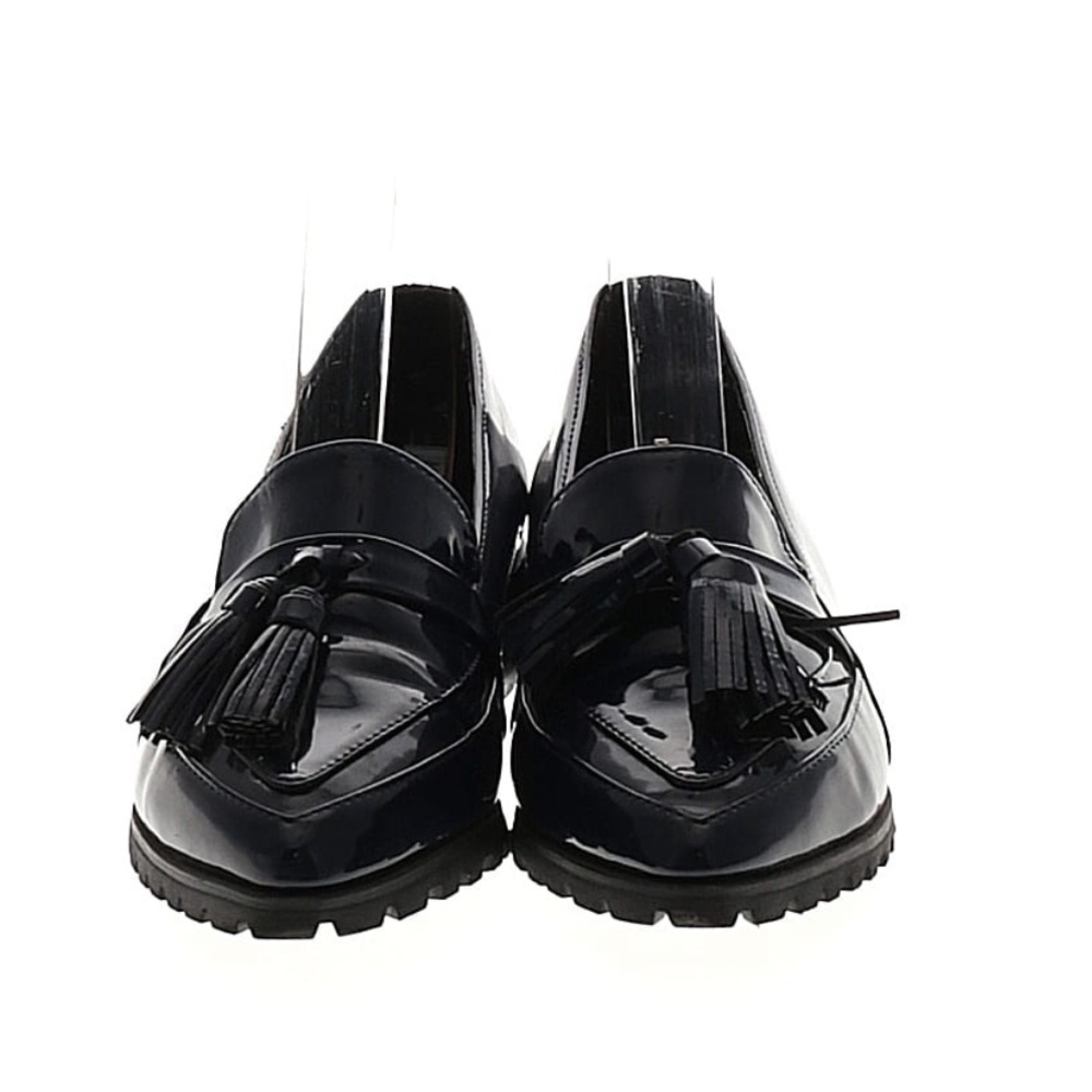Navy Tassel Loafers